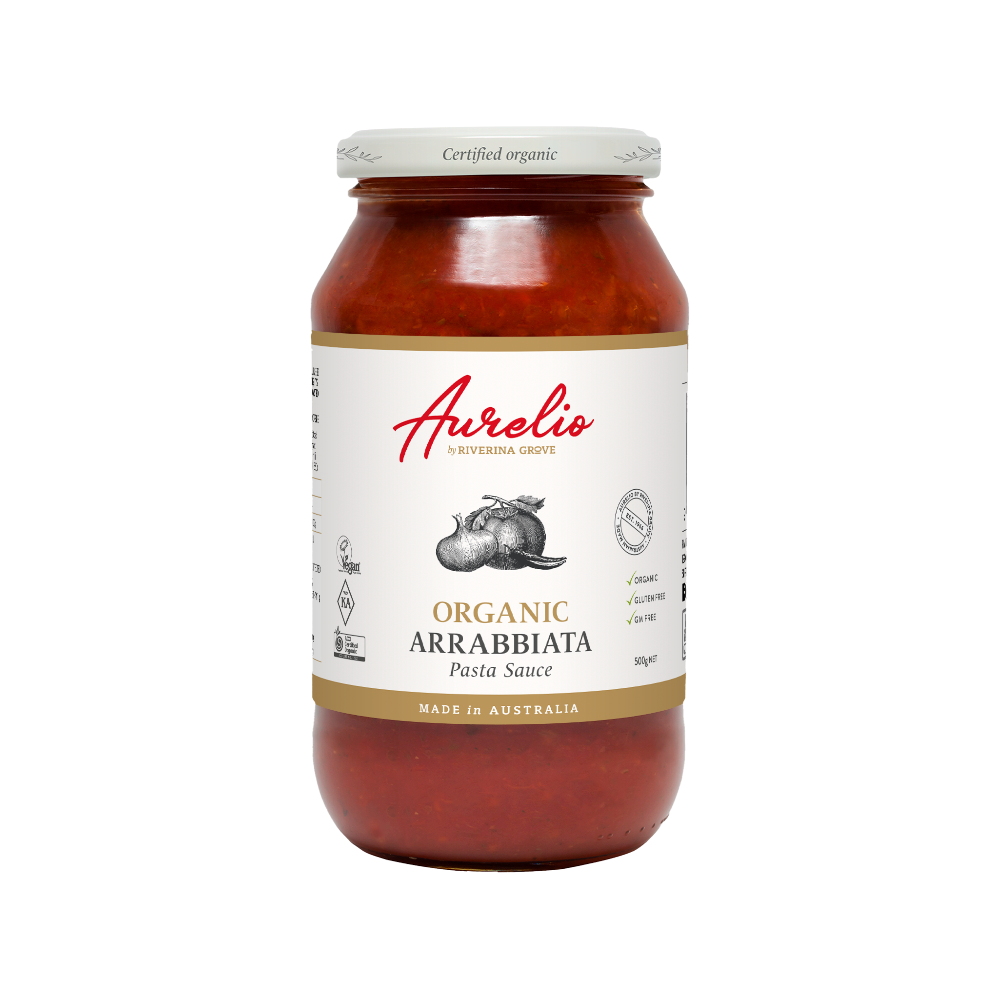 aurelio arrabbiata pasta sauce