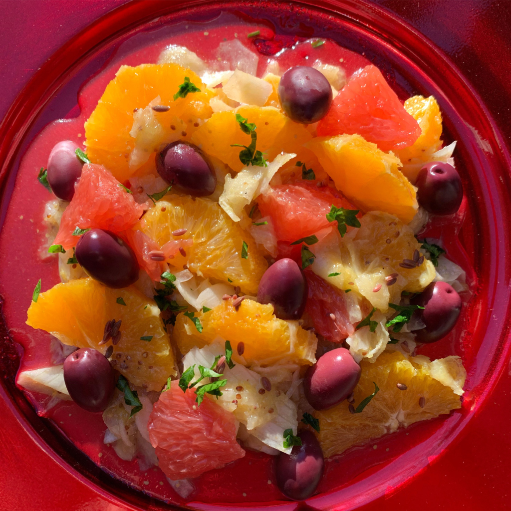 Fennel Orange and Olive Marinaded Salad