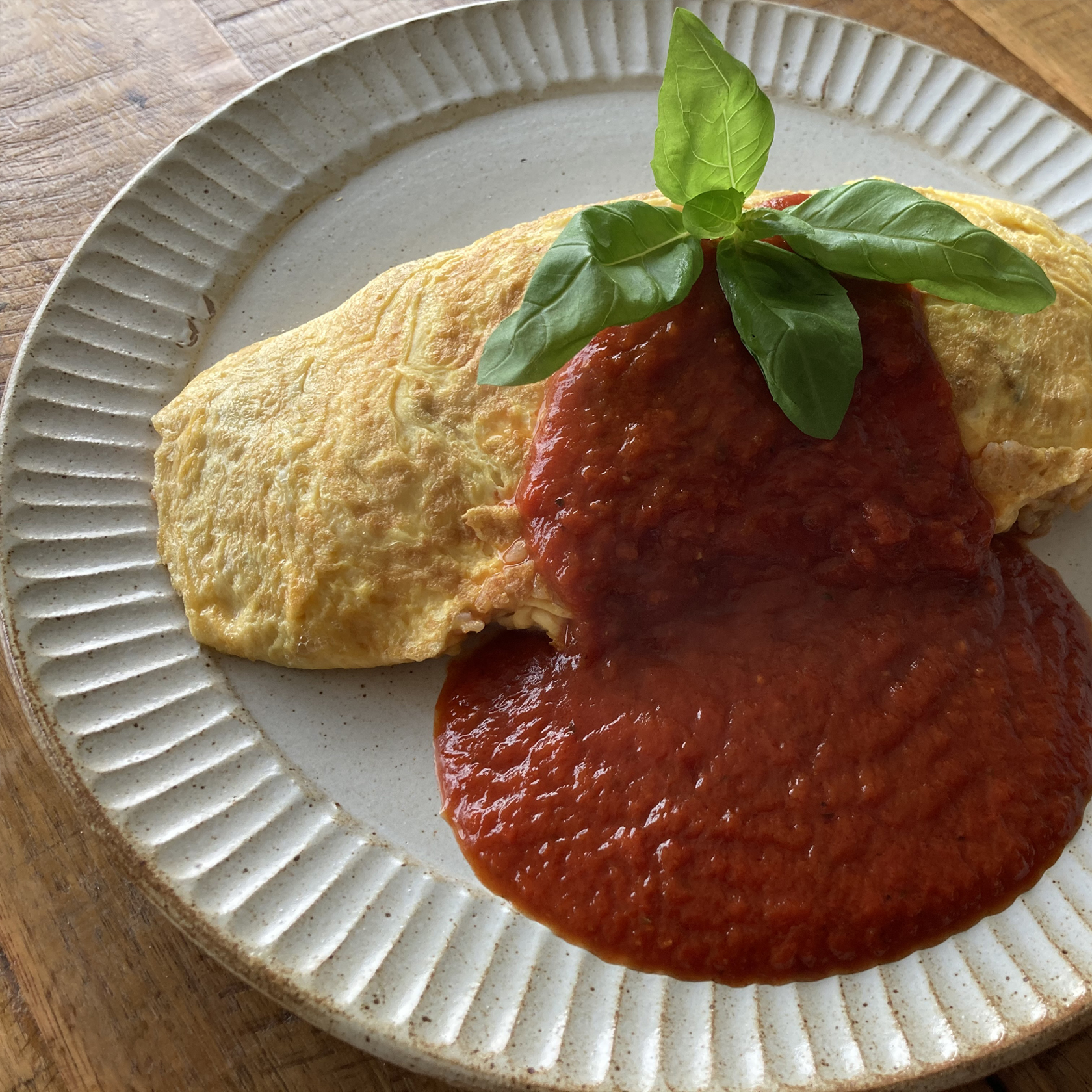 Omurice (Japanese Omelette Rice)
