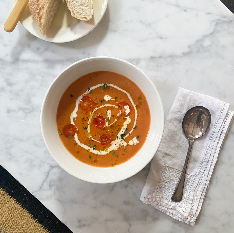 Creamy Tomato Soup by Norie Mori