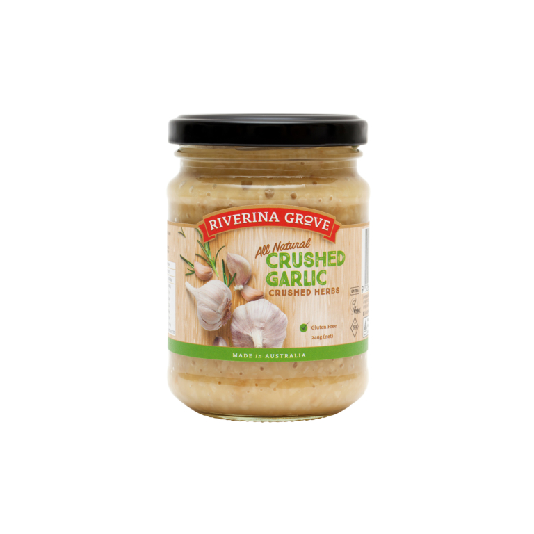 Crushed Garlic Australian Made Riverina Grove